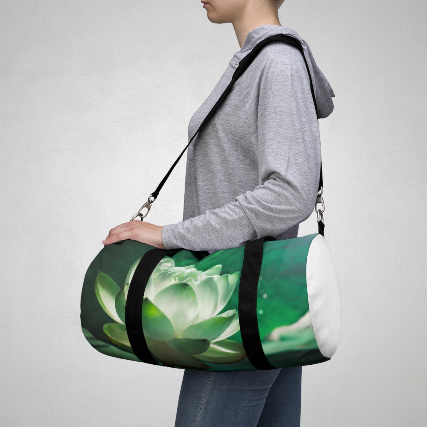 The Green Lotus Duffel Bag
