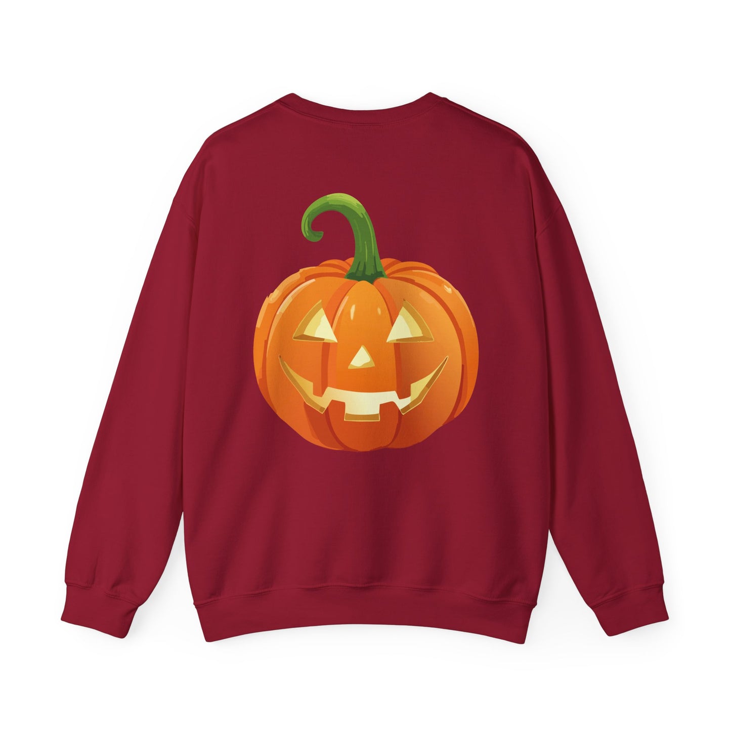 Hey Boo Halloween Print Chic Unisex Heavy Blend™ Crewneck Sweatshirt