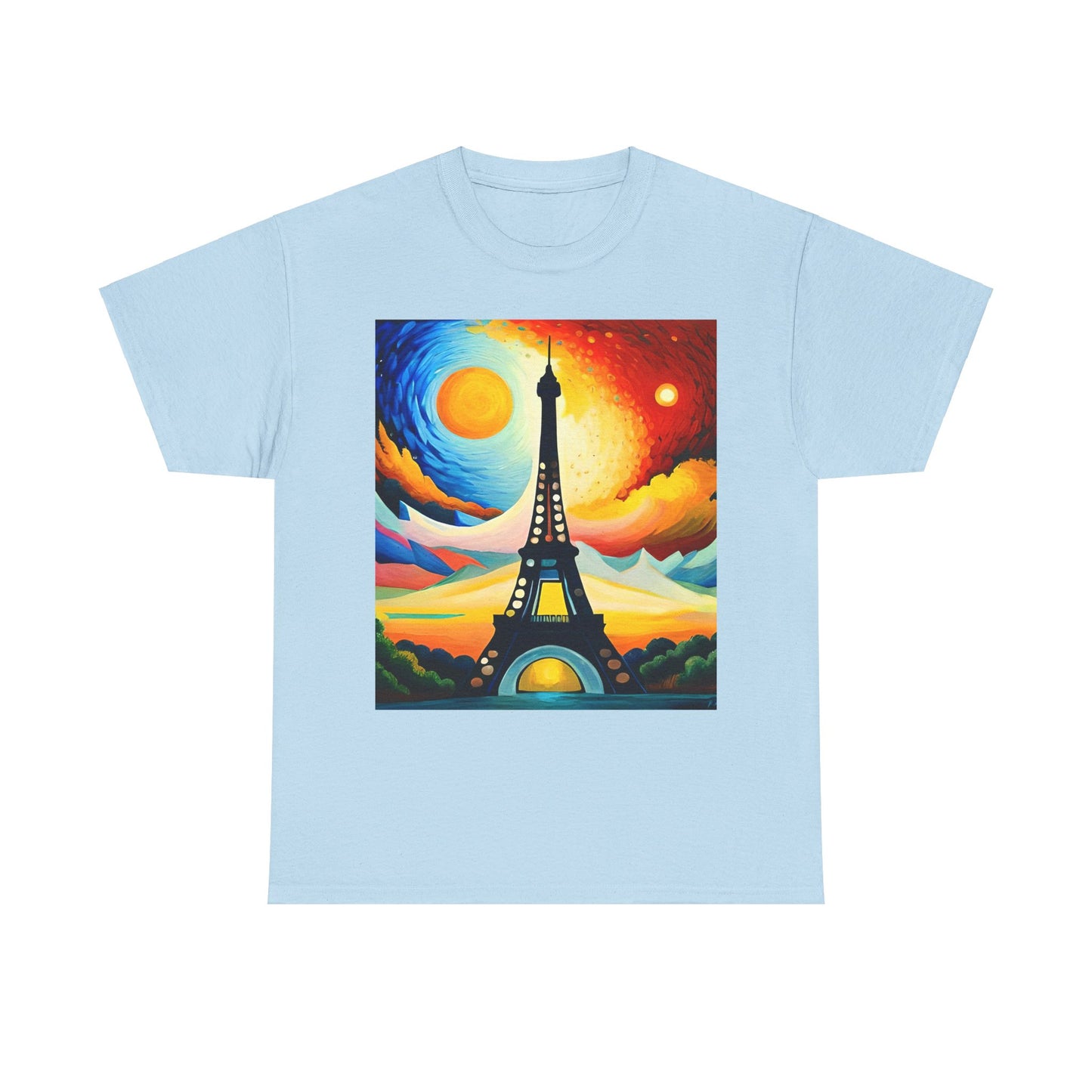 Paris Unisex Heavy Cotton Tee