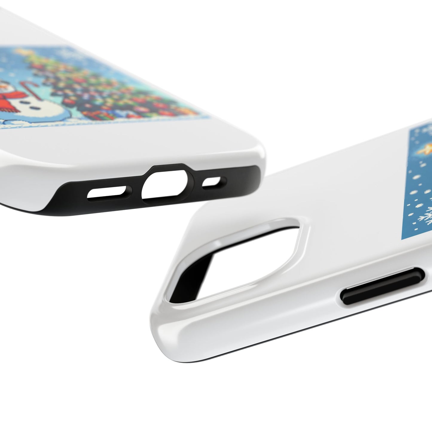 The Snowman Pixel Art Tough Phone Cases