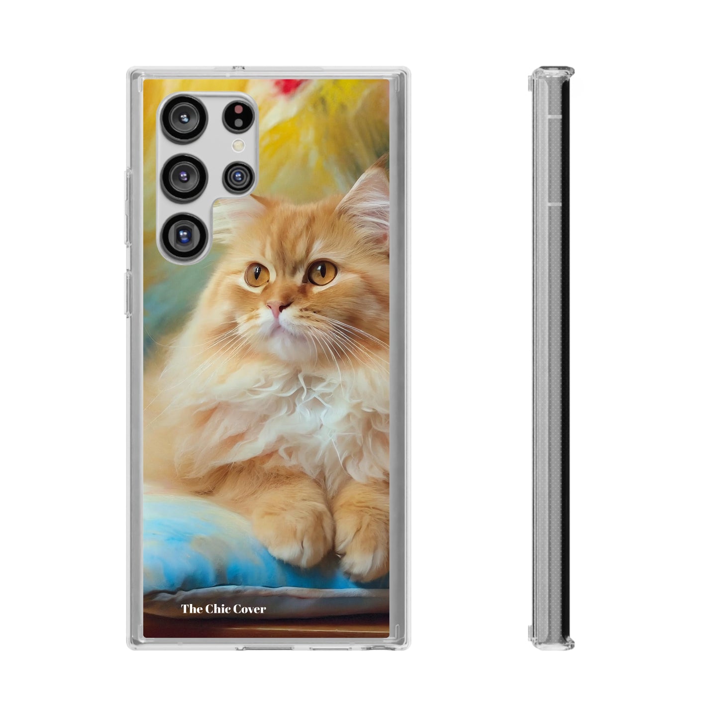 The Golden Cat Phone Clear Cases