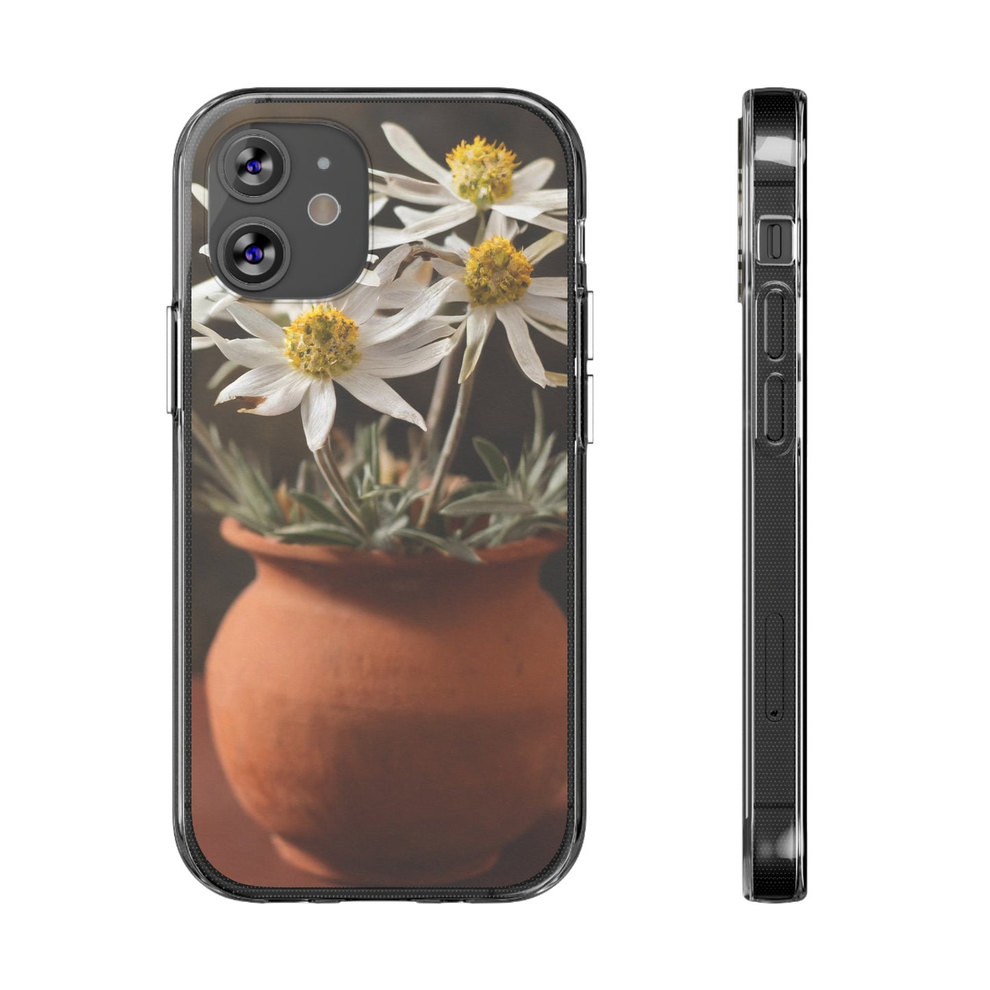The Flowers Clear Silicone Phone Cases