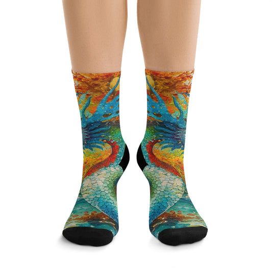 The Green Dragon Recycled Poly Socks