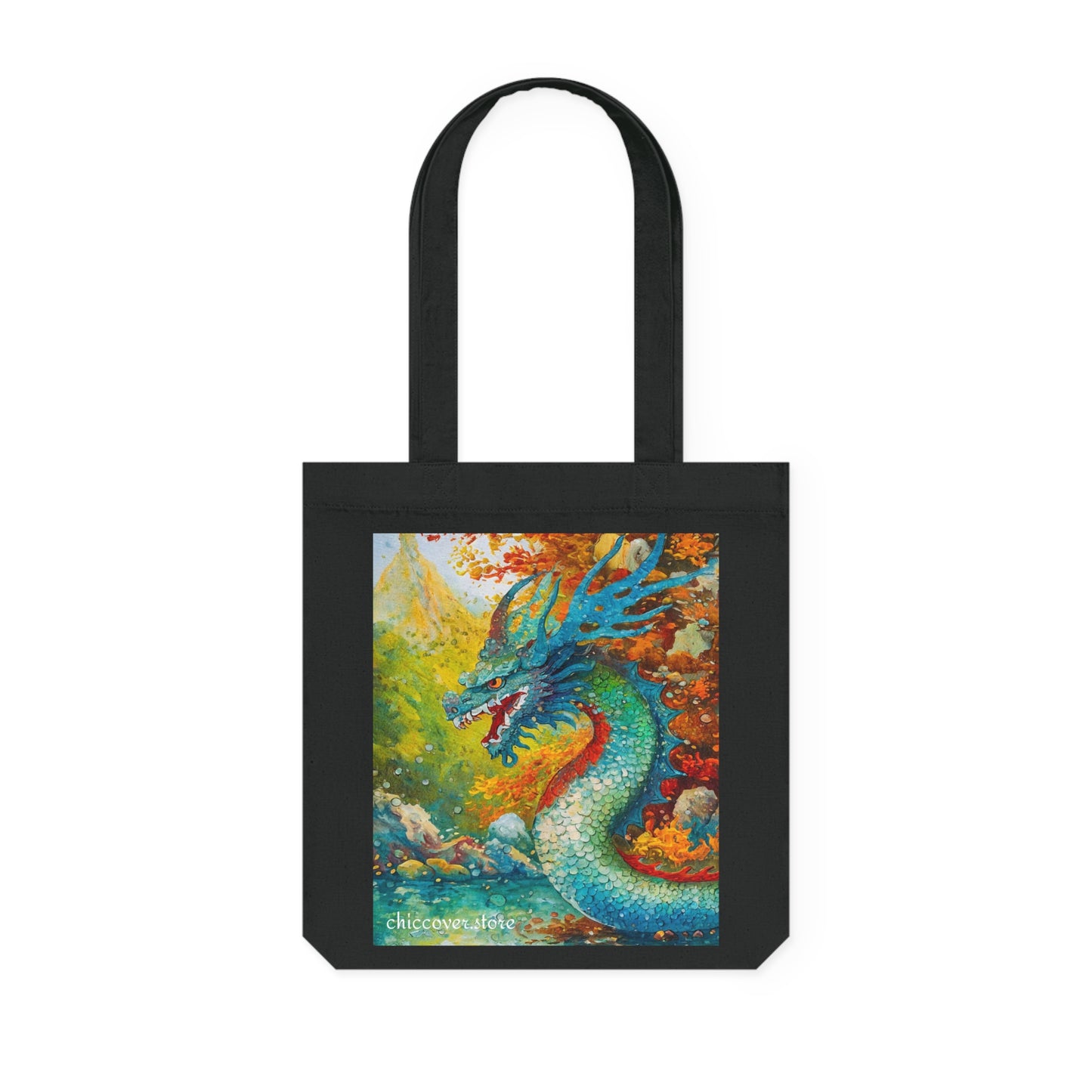The Dragons Woven Tote Bag