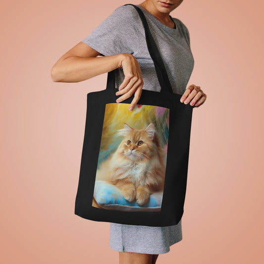 The Cat Cotton Tote Bag