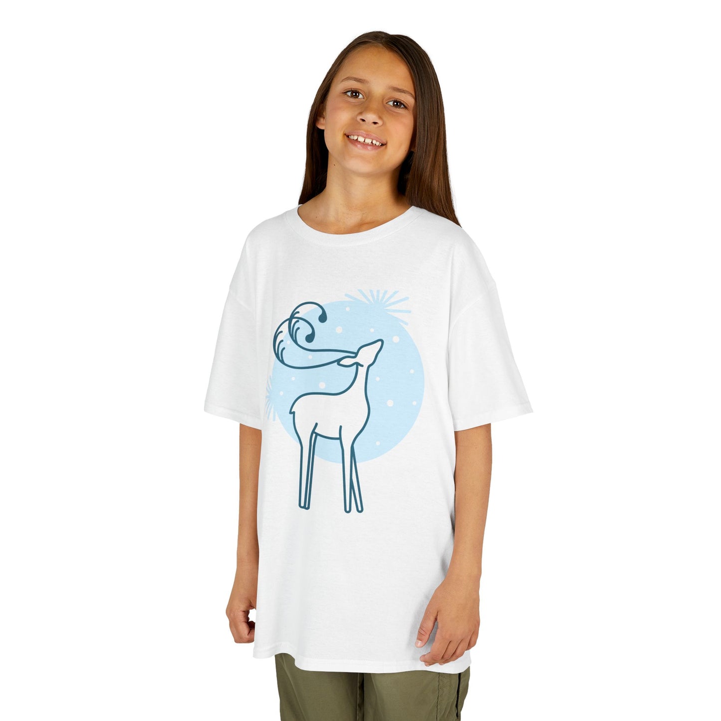 Kids Heavy Cotton™ Tee With Print