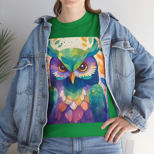 The Owl Unisex Heavy Cotton Tee