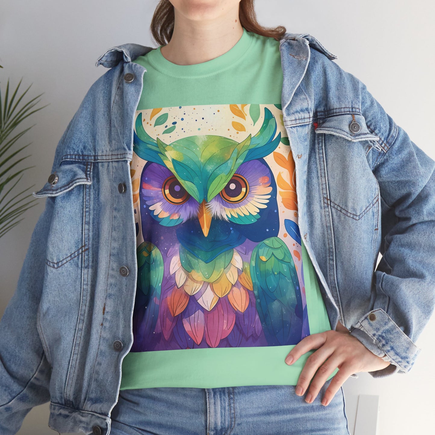The Owl Unisex Heavy Cotton Tee
