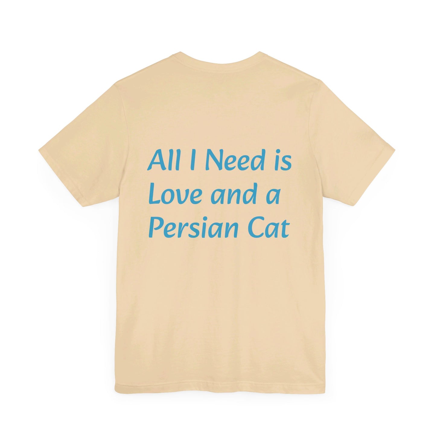 The Persian Cat Unisex Jersey Short Sleeve Tee