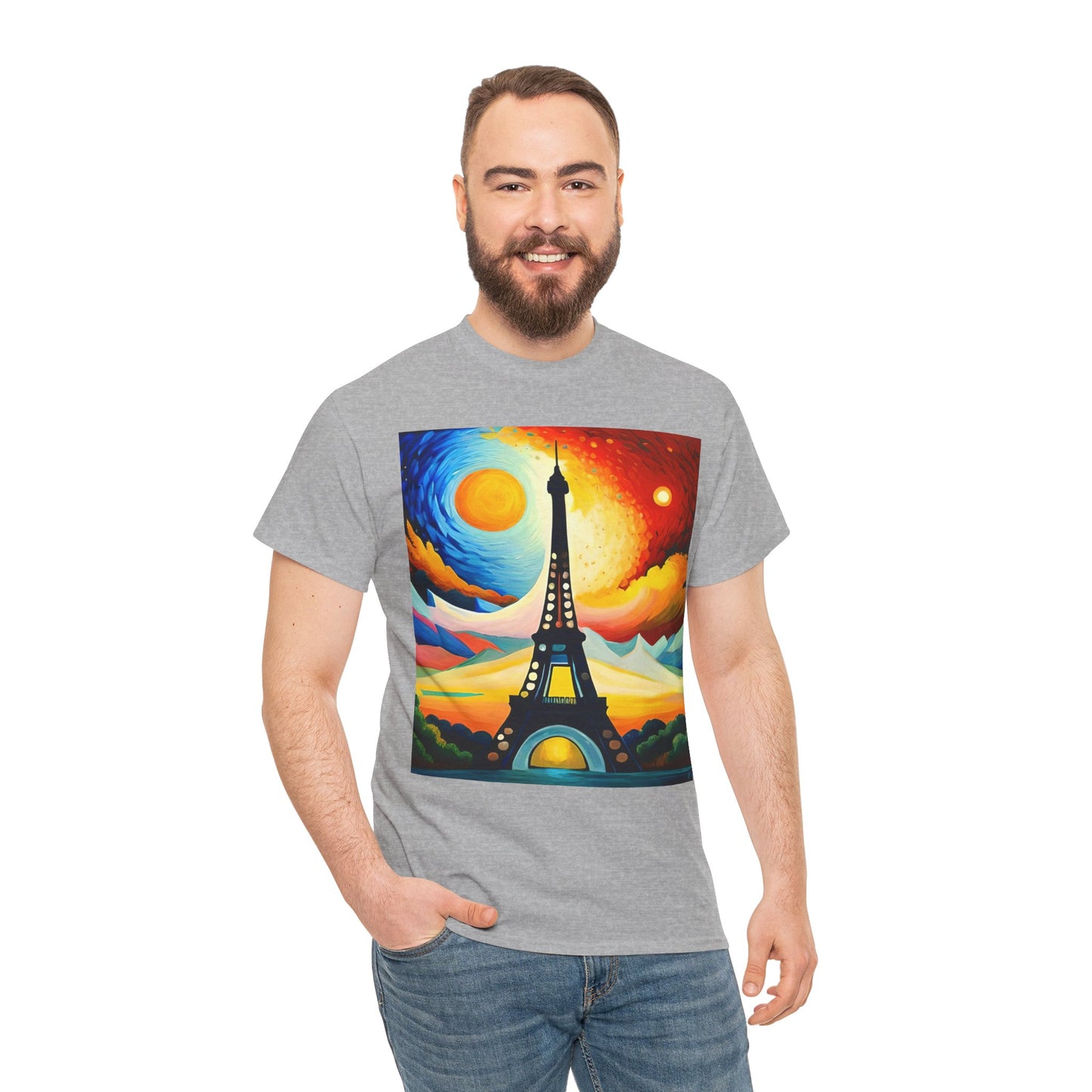 Paris Unisex Heavy Cotton Tee