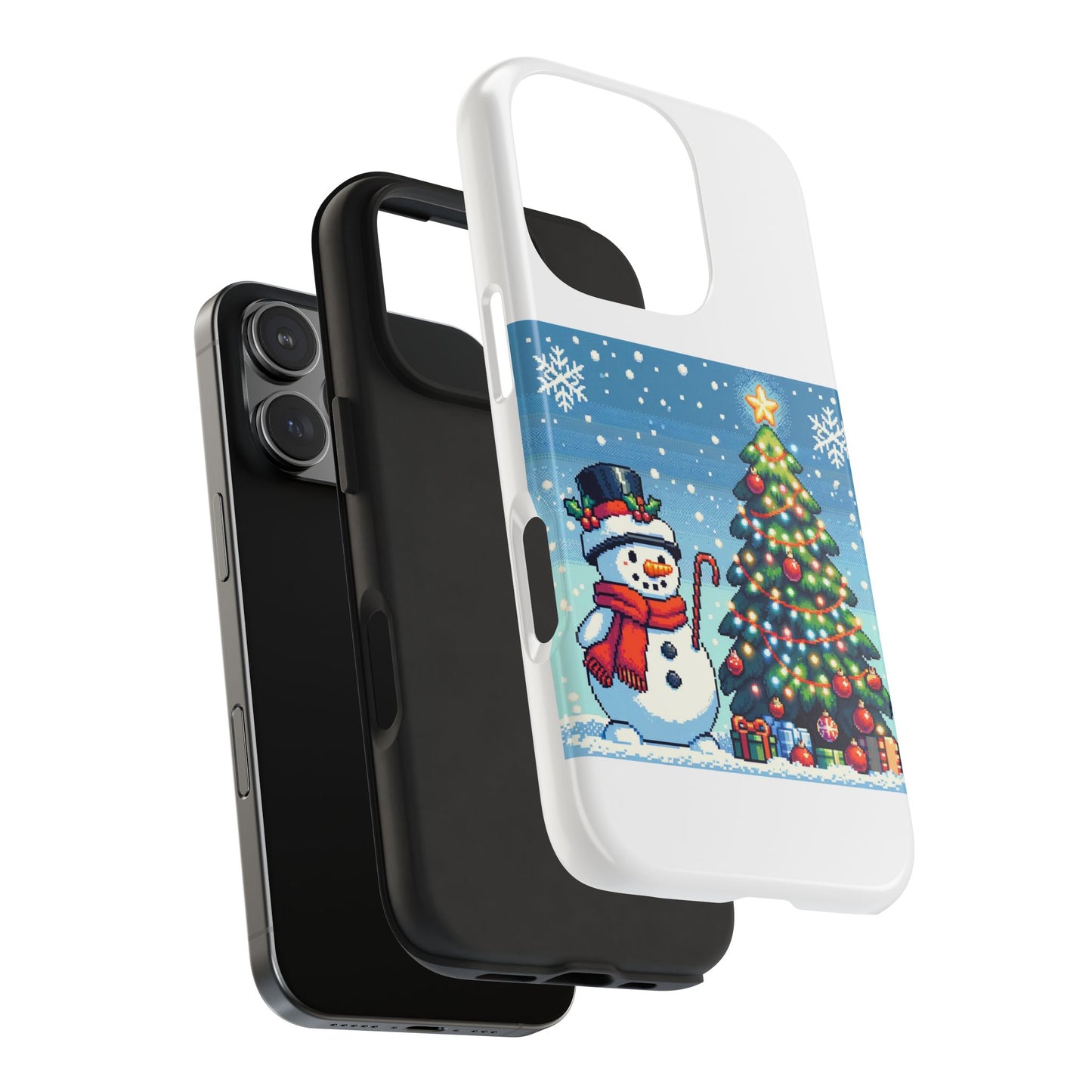 The Snowman Pixel Art Tough Phone Cases