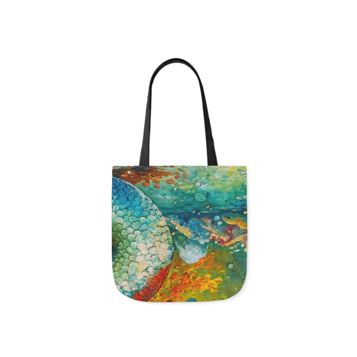 The Green Dragon Polyester Canvas Tote Bag