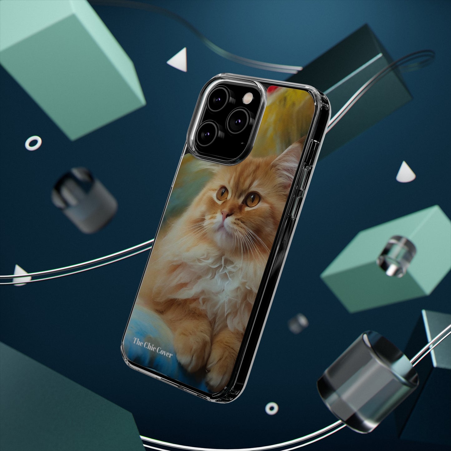 The Golden Cat Phone Clear Cases
