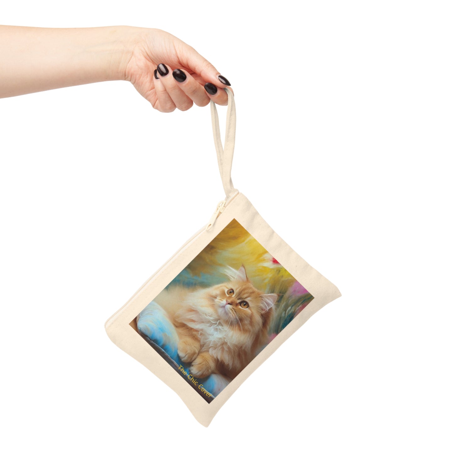 The Golden Cat Accessory Zipper Pouch