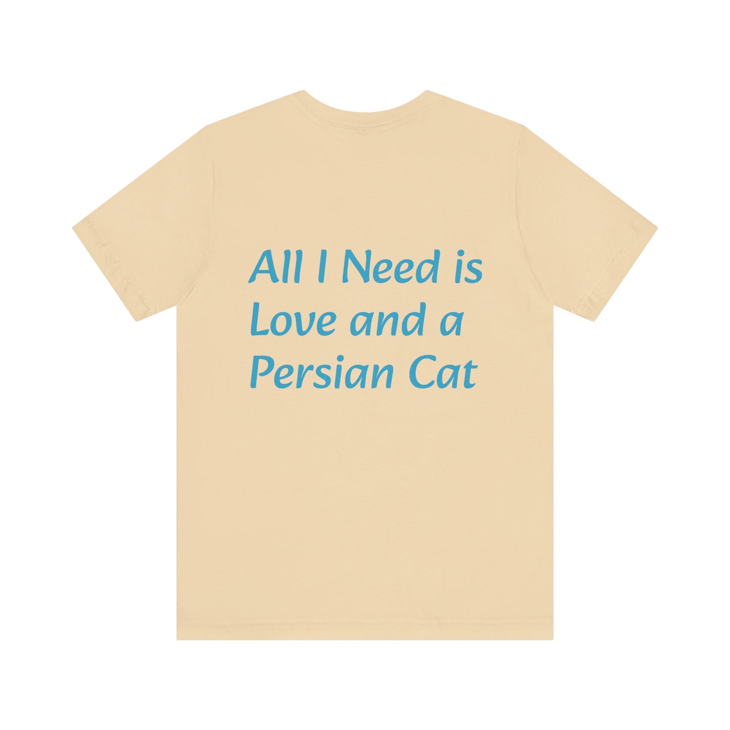 The Persian Cat Unisex Jersey Short Sleeve Tee