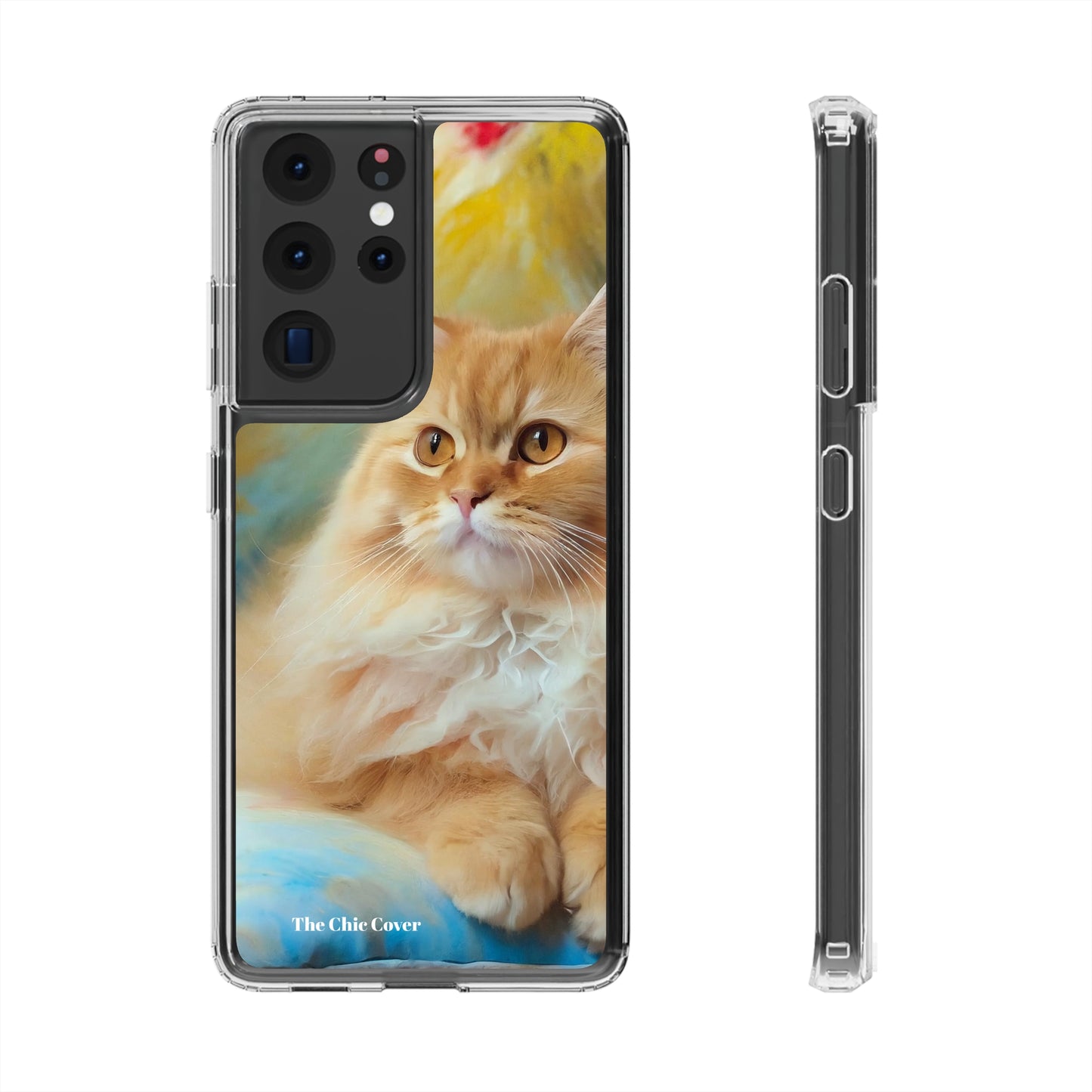 The Golden Cat Phone Clear Cases