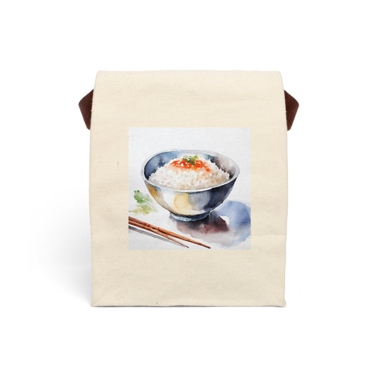 The Bowl Canvas Lunch Bag With Strap