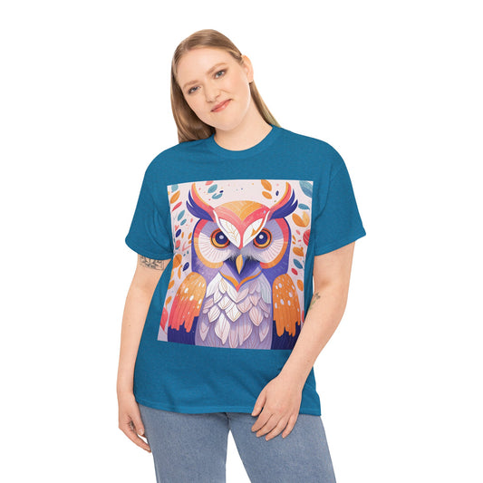 The Lovely Owl Unisex Heavy Cotton Tee