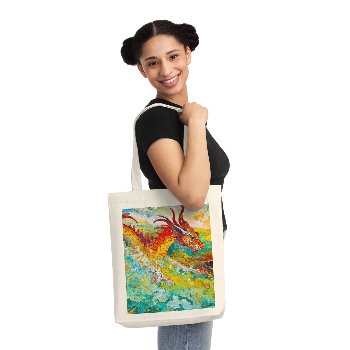 The Dragons Woven Tote Bag