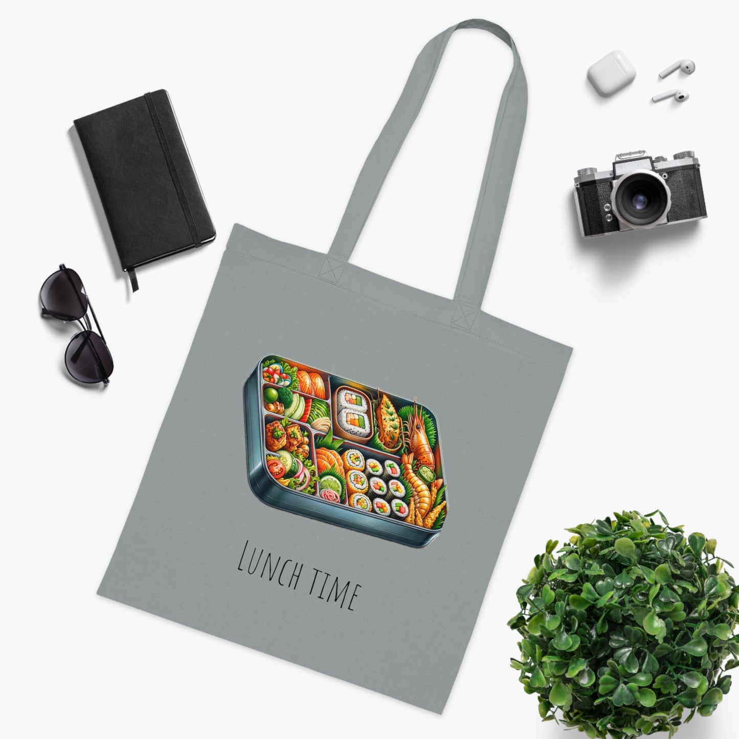 Cotton Tote Lunch Time