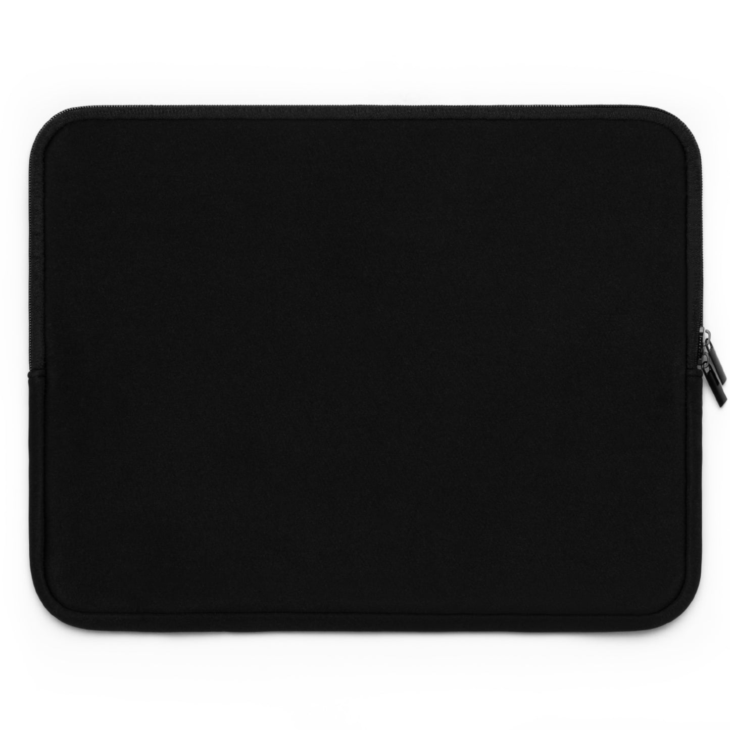 Chic Black Mandala Print Laptop Sleeve