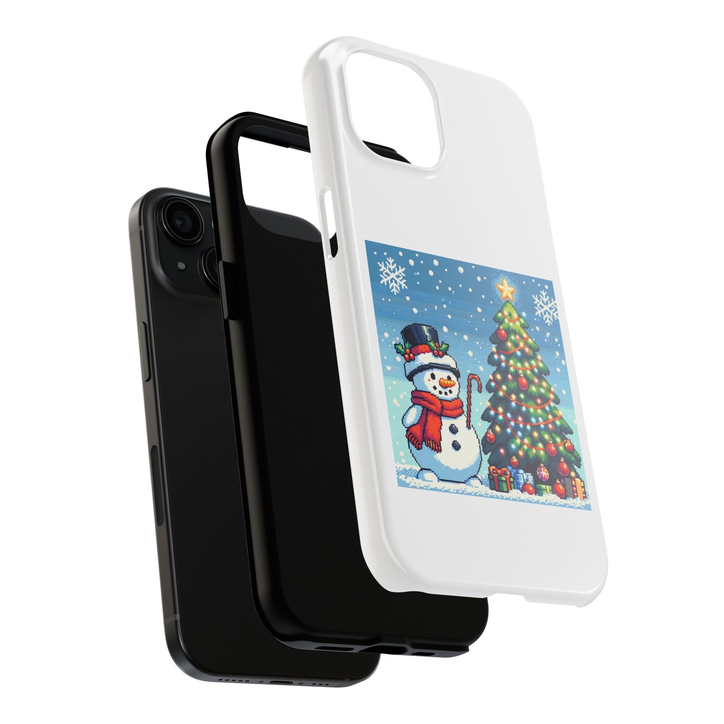 The Snowman Pixel Art Tough Phone Cases
