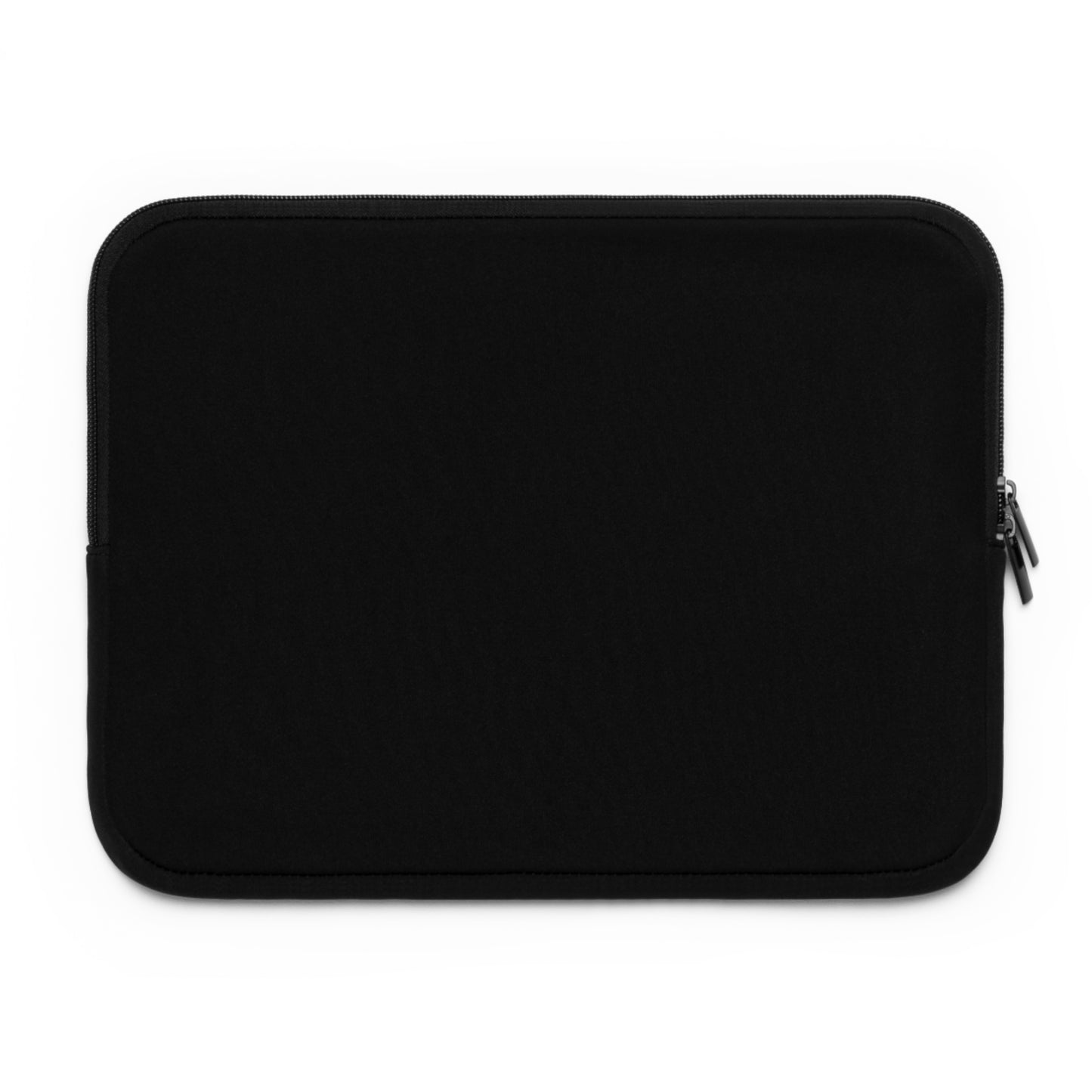 Chic Black Mandala Print Laptop Sleeve