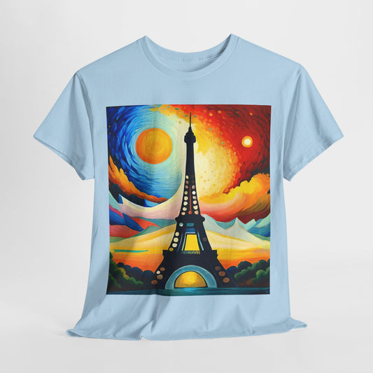 Paris Unisex Heavy Cotton Tee
