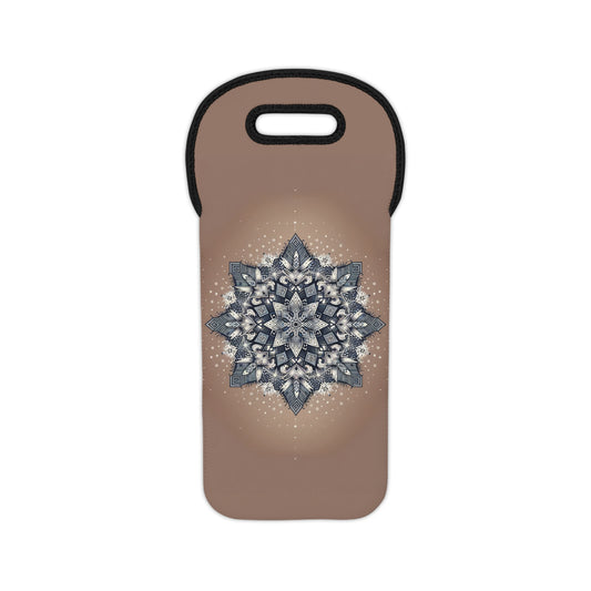 The Snowflake Wine Tote Bag