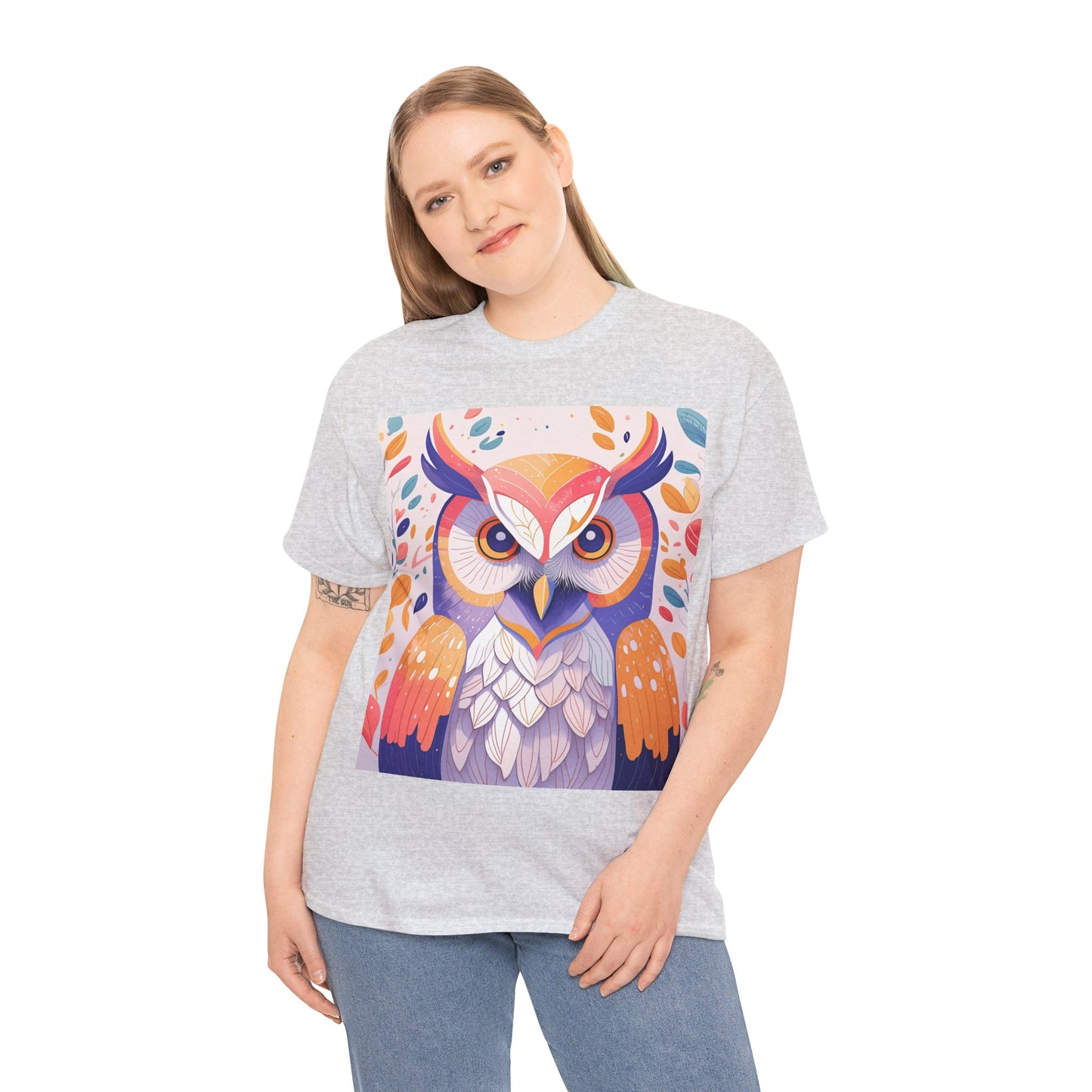 The Lovely Owl Unisex Heavy Cotton Tee