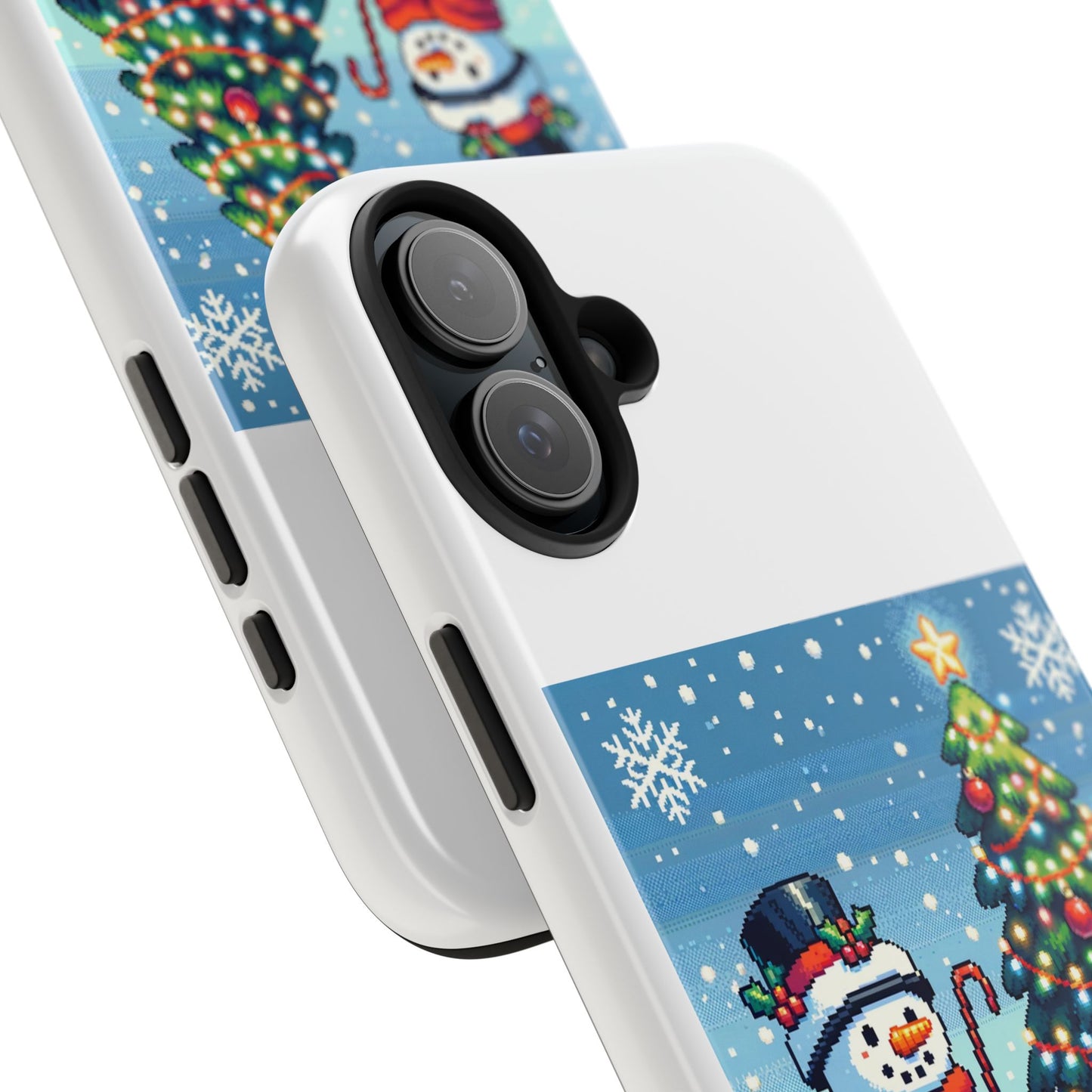 The Snowman Pixel Art Tough Phone Cases