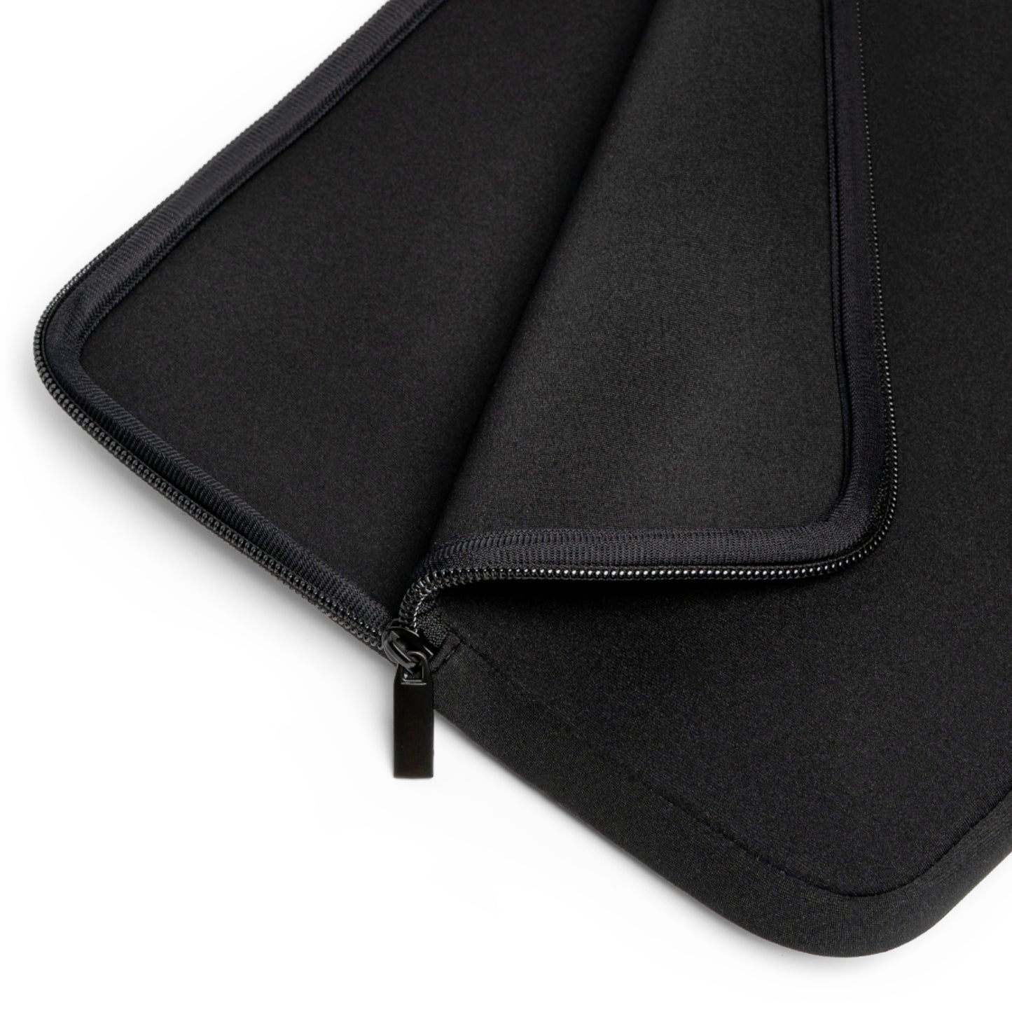 Chic Black Mandala Print Laptop Sleeve