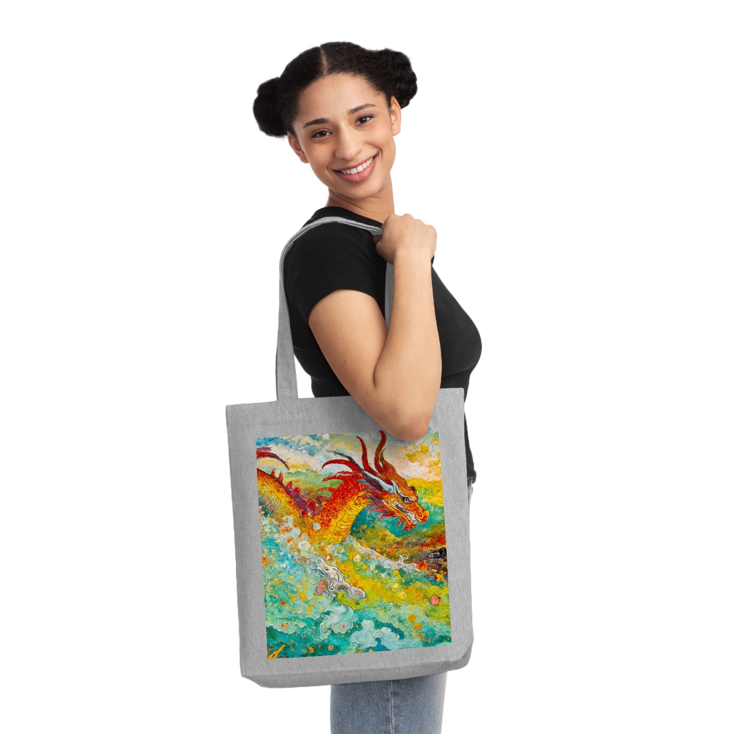 The Dragons Woven Tote Bag