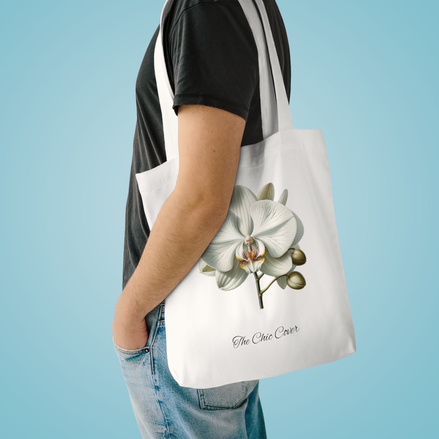 The Orchid Cotton Tote Bag