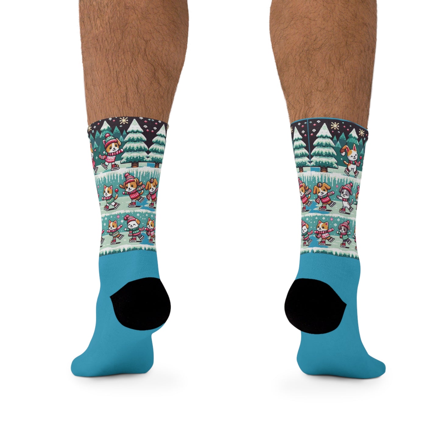 Socks with cats and dogs