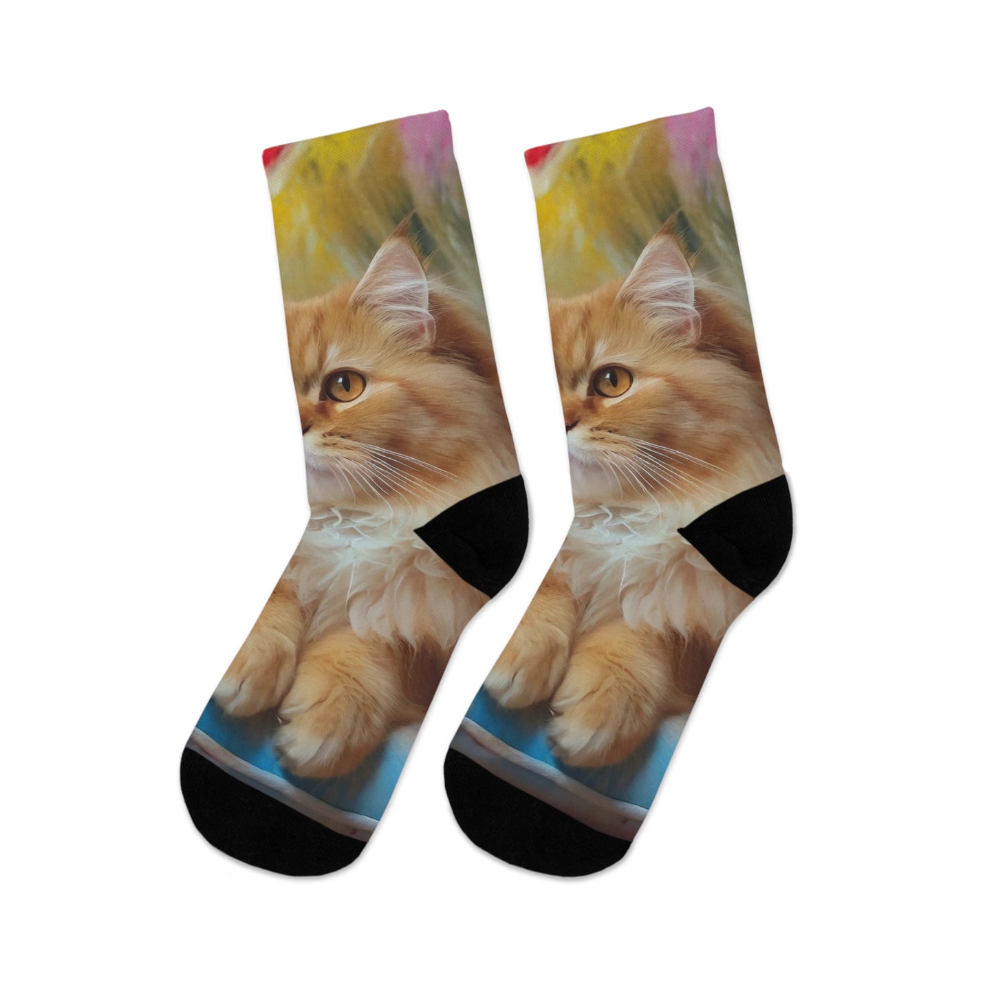 The Golden Cat Recycled Poly Socks