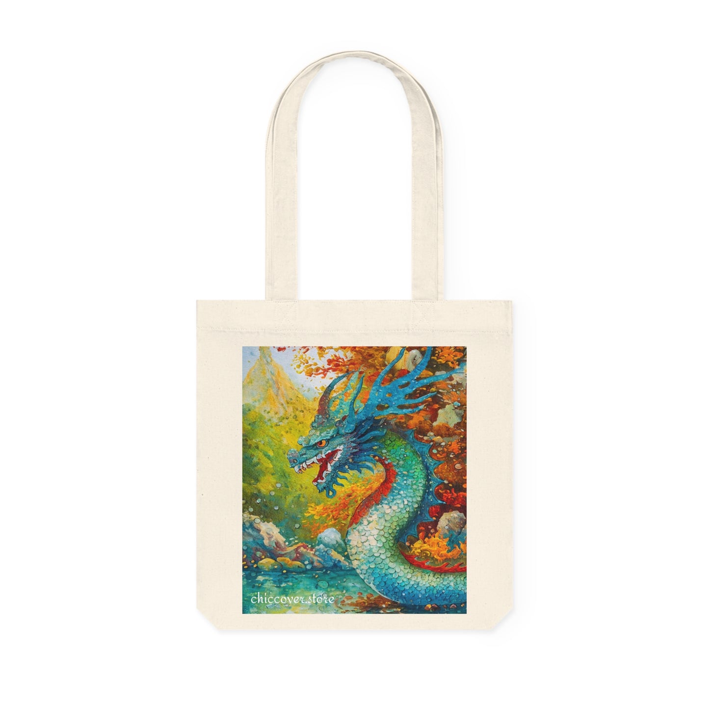 The Dragons Woven Tote Bag