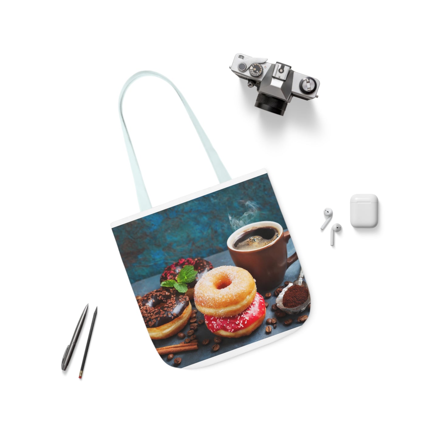 The Donuts Canvas Tote Bag
