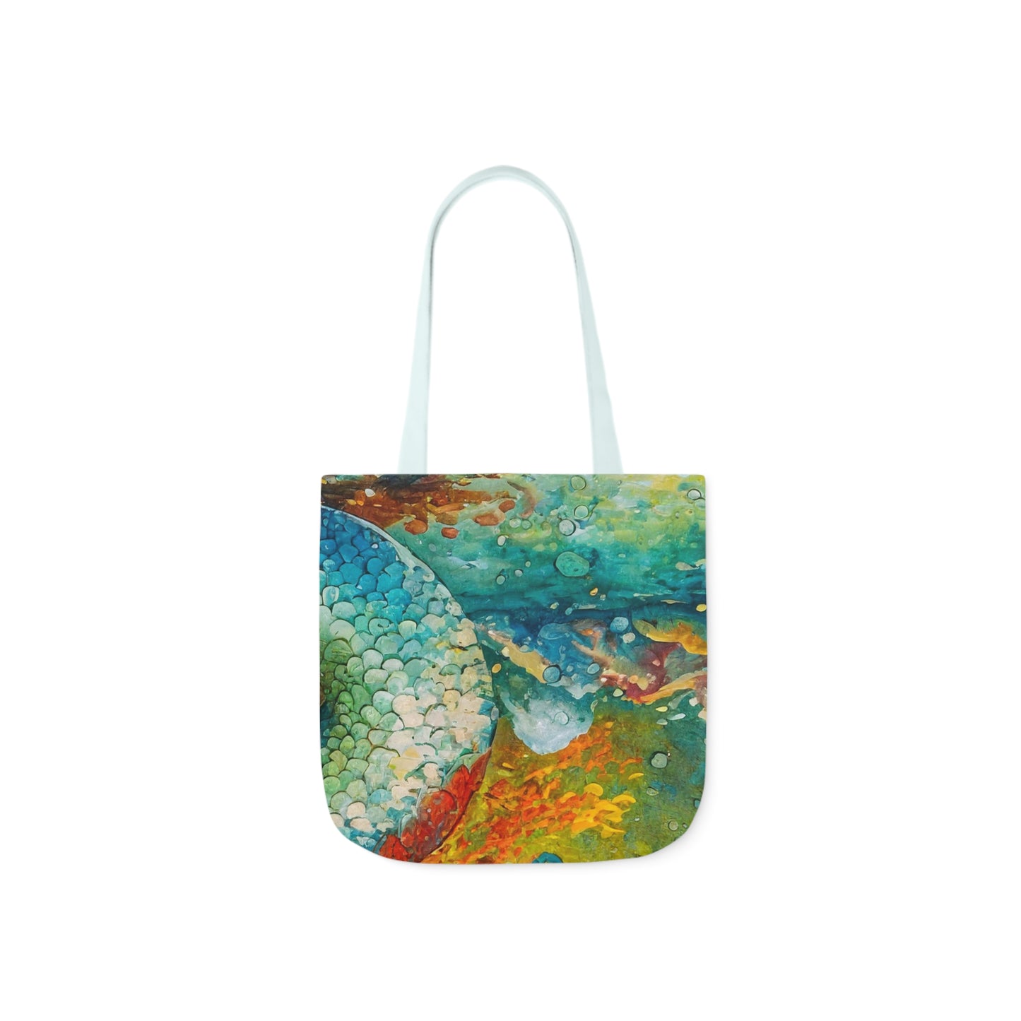 The Green Dragon Polyester Canvas Tote Bag