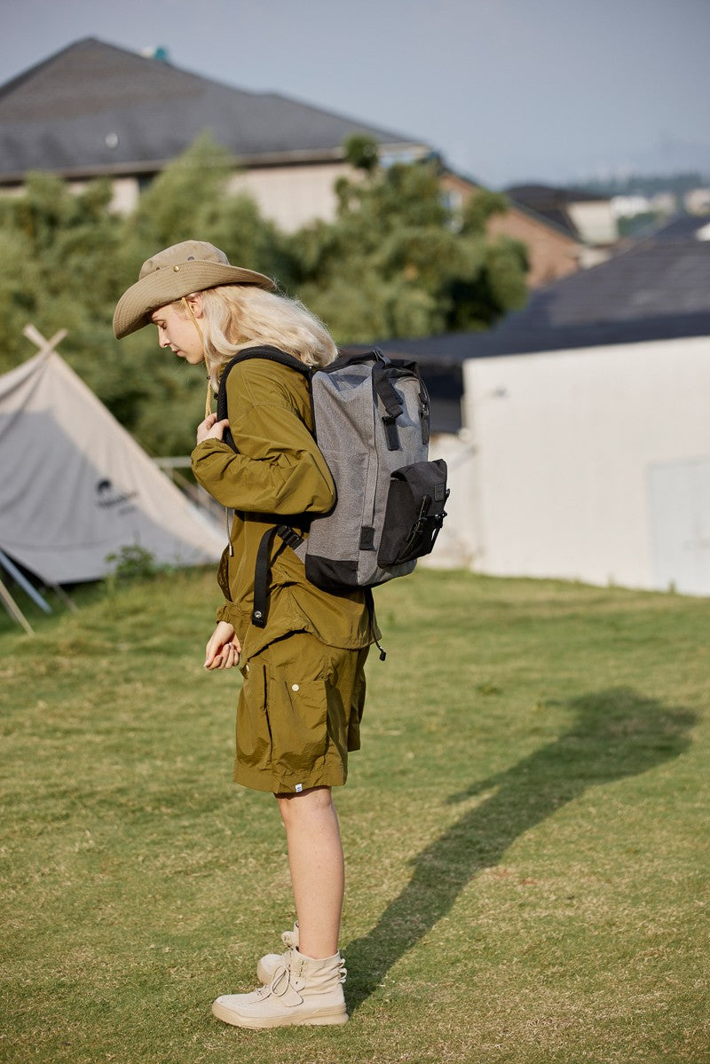 Himawari Chic Waterproof Canvas Backpack Bag with Handles