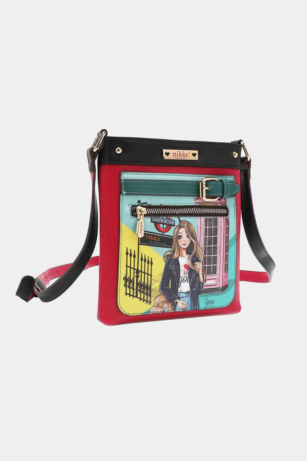 N. L. USA Nikky Crossbody Bag
