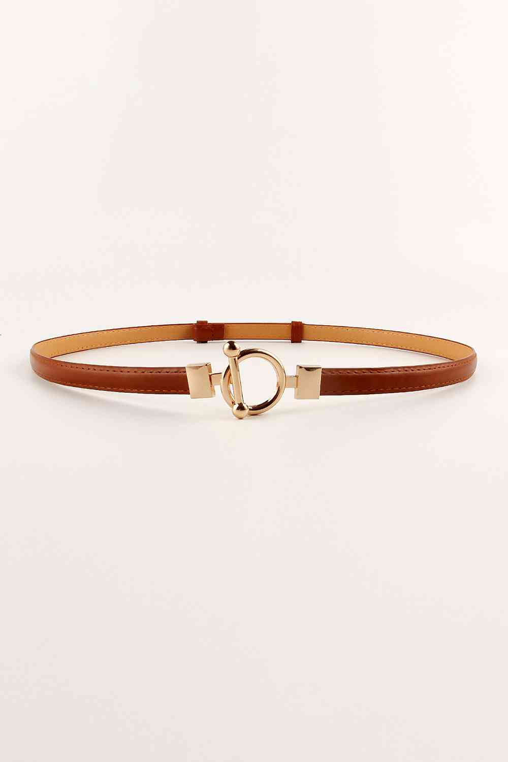 Lily’s Buckle Skinny PU Belt