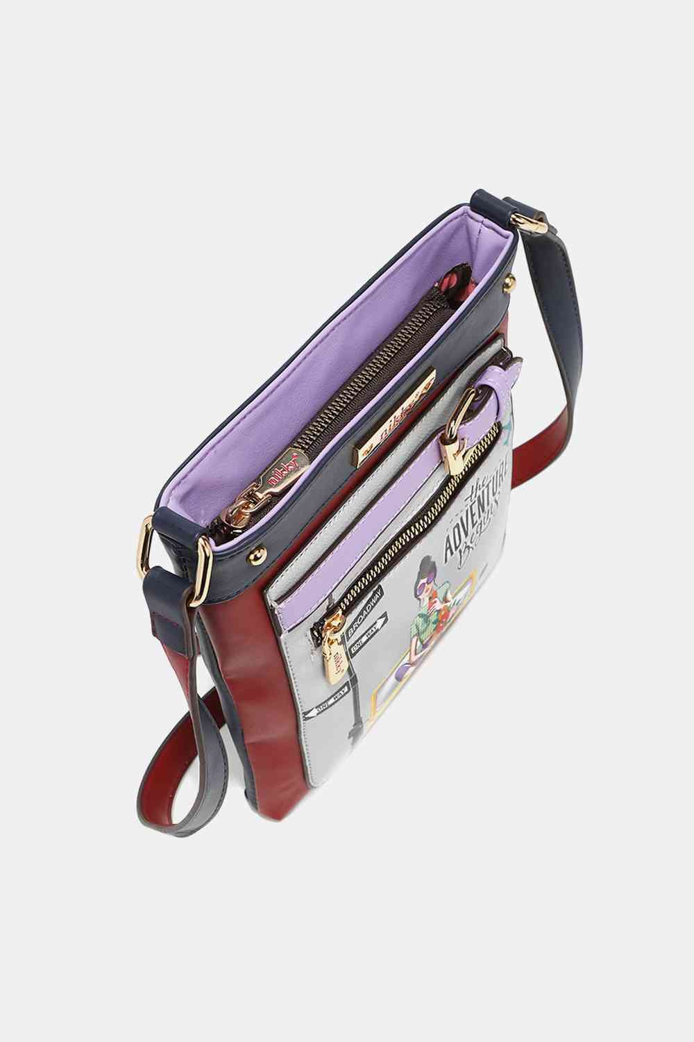 N. L. USA Nikky Crossbody Bag