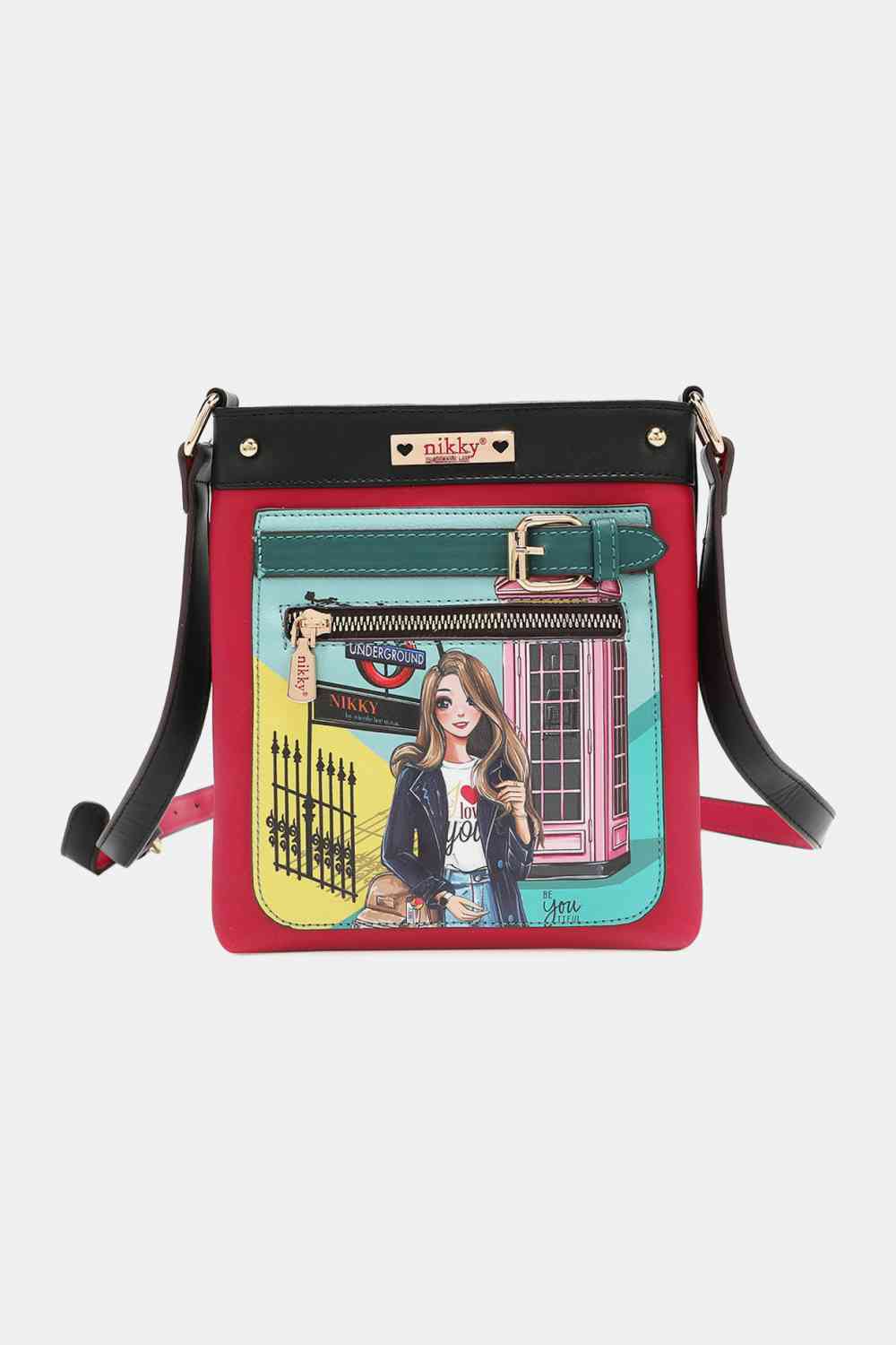 N. L. USA Nikky Crossbody Bag