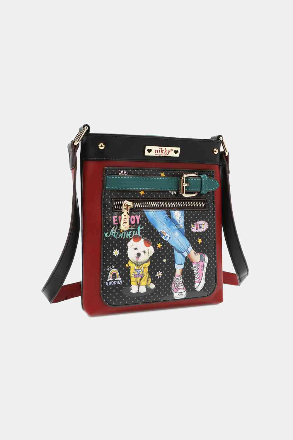 N. L. USA Nikky Crossbody Bag