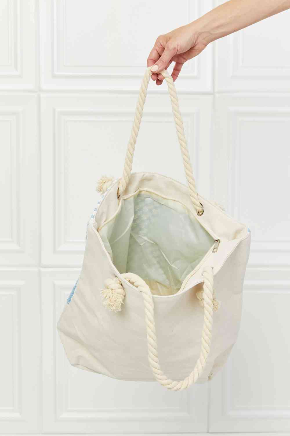 J. T. Picnic Date Tassel Tote Bag