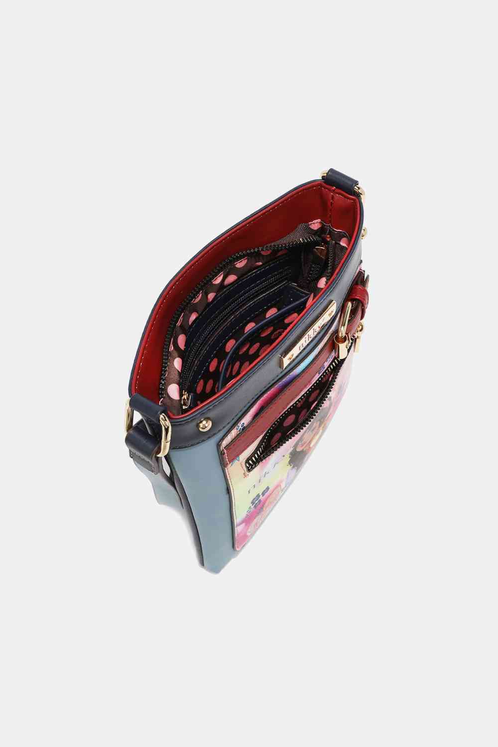 N. L. USA Nikky Crossbody Bag