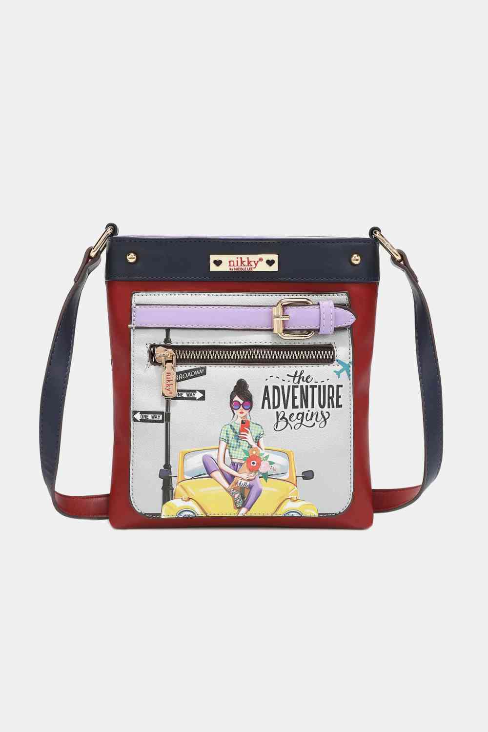 N. L. USA Nikky Crossbody Bag