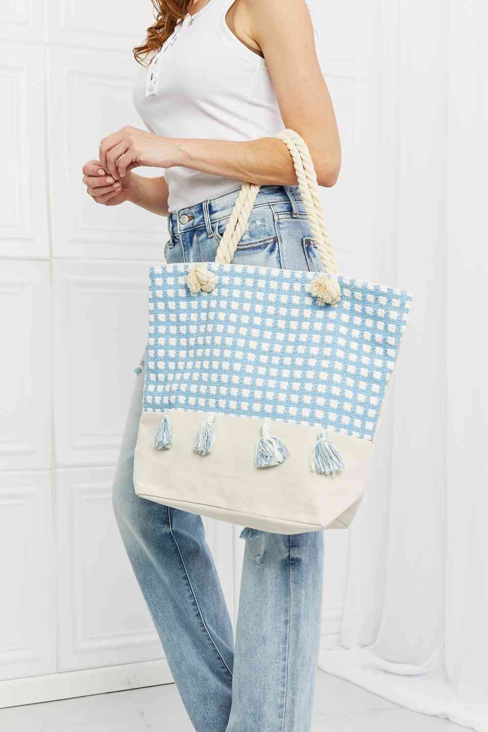 J. T. Picnic Date Tassel Tote Bag