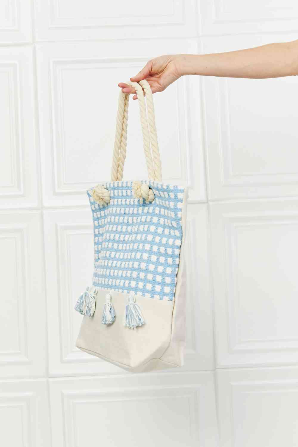 J. T. Picnic Date Tassel Tote Bag